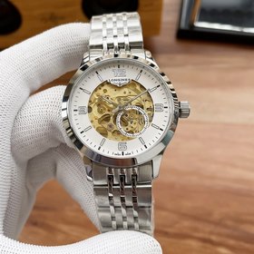Элегантные мужские часы Longines с впечатляющим ажурным дизайном 