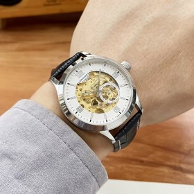 Элегантные мужские часы Longines с впечатляющим ажурным дизайном 