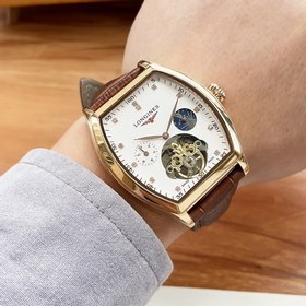 Longines, высококачественные мужские часы с большим маятником и л