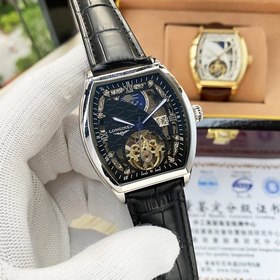 Элегантные мужские часы Longines с впечатляющим ажурным дизайном