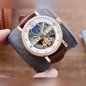 Longines Элитные мужские часы Скелетонизированные часы Ремешок 