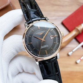 Longines Элитные мужские часы с тремя стрелками Ремешок ： ремешок
