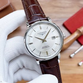 Longines Элитные мужские часы с тремя стрелками Ремешок ： ремешок