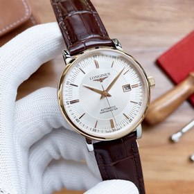 Longines Элитные мужские часы с тремя стрелками Ремешок ： ремешок