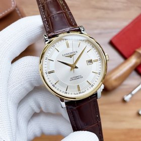 Longines Элитные мужские часы с тремя стрелками Ремешок ： ремешок