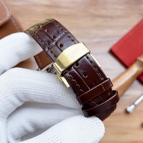 Longines Элитные мужские часы с тремя стрелками Ремешок ： ремешок