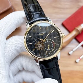 Longines Элитные мужские часы Часы с колесом Ремешок ： ремешок и