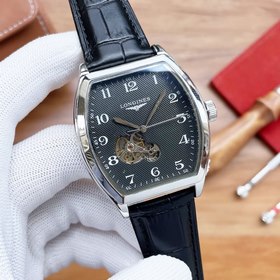 Longines с боковым колесом Ремешок ： 316 нержавеющая сталь/кожа 【