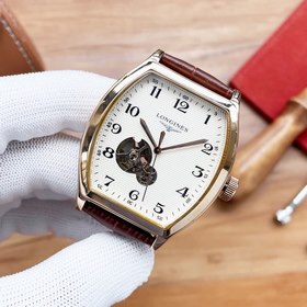 Longines с боковым колесом Ремешок ： 316 нержавеющая сталь/кожа 【