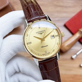 Longines Элитные мужские часы  Трехстрелочные часы в лаконичном 