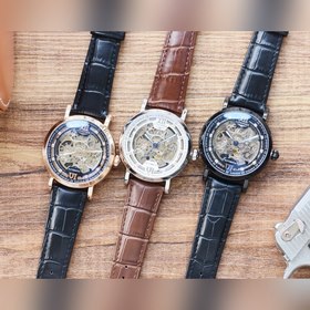 Longines Элитные мужские часы Скелетонизированные часы Ремешок 