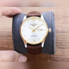 Longines Элитные мужские часы Часы с тремя стрелками Ремешок ： 
