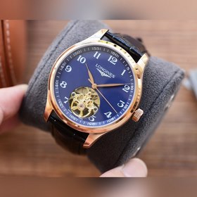 Longines Часы с колесом Flywheel Элитные мужские часы Ремешок ： 