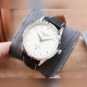 Longines Элитные мужские часы с тремя стрелками, лаконичный диза