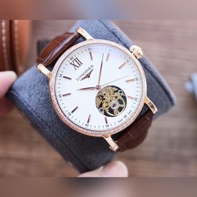Часы Longines Flywheel. Элегантные мужские часы Ремешок ： ремешок