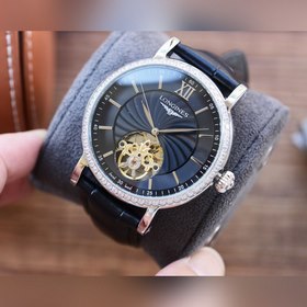 Часы Longines Flywheel. Элегантные мужские часы Ремешок ： ремешок