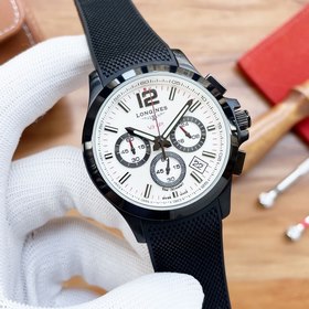 Longines - шестистрелочный мужской хронограф с кварцевым механизм