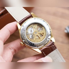 Часы Longines Skeleton Элитные мужские часы Ремешок ： ремешок из