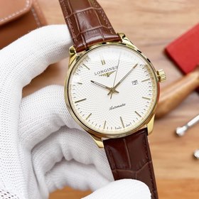 Часы Longines с тремя стрелками Элитные мужские часы Ремешок ： ре