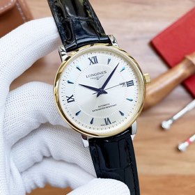 Longines Трехстрелочные часы Элитные мужские часы Ремешок ： рем