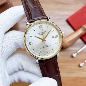 Longines Трехстрелочные часы Элитные мужские часы Ремешок ： рем