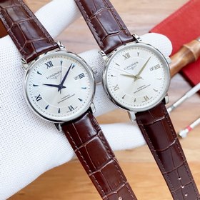 Longines Трехстрелочные часы Элитные мужские часы Ремешок ： рем