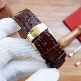 Longines Трехстрелочные часы Элитные мужские часы Ремешок ： рем