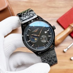 Longines  Звездные часы Элитные мужские часы Ремешок ： натураль