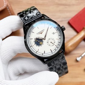 Longines  Звездные часы Элитные мужские часы Ремешок ： натураль