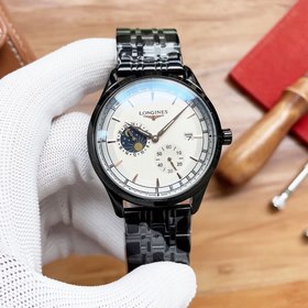 Longines  Звездные часы Элитные мужские часы Ремешок ： натураль