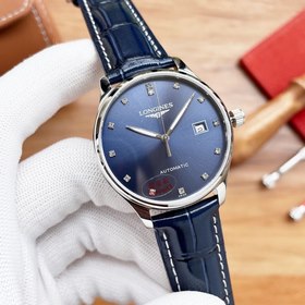 Longines Элитные мужские часы с тремя стрелками, лаконичный дизай