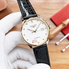 Longines Элитные мужские часы с тремя стрелками, лаконичный дизай