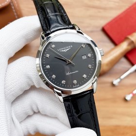 Longines Элитные мужские часы с тремя стрелками, лаконичный дизай