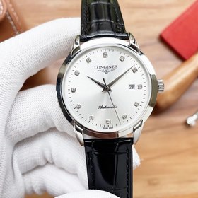 Longines Элитные мужские часы с тремя стрелками, лаконичный дизай