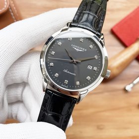 Longines Элитные мужские часы с тремя стрелками, лаконичный дизай