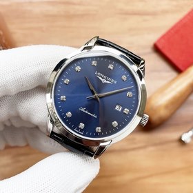Longines Элитные мужские часы с тремя стрелками, лаконичный дизай