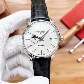 Часы Longines Star, эксклюзивные мужские часы Ремешок Настоящая к