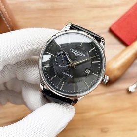 Часы Longines Star, эксклюзивные мужские часы Ремешок Настоящая к