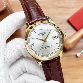 Longines Элитные мужские часы Трехстрелочный, лаконичный дизайн