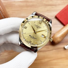 Longines Элитные мужские часы Трехстрелочный, лаконичный дизайн