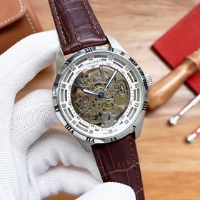 Longines Скелетонизированные часы Элитные мужские часы Ремешок 