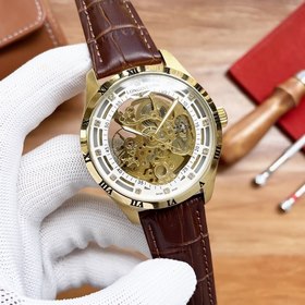 Longines Скелетонизированные часы Элитные мужские часы Ремешок 