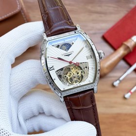 Longines Дизайн с большим колесом Элитный мужской часы Ремешок ：