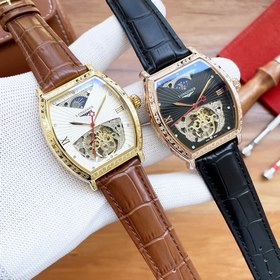 Longines Дизайн с большим колесом Элитный мужской часы Ремешок ：