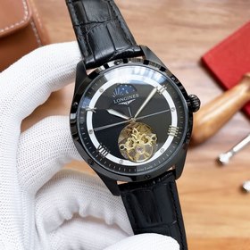 Longines Часы с колесом Flywheel Элитные мужские часы Ремешок ： 