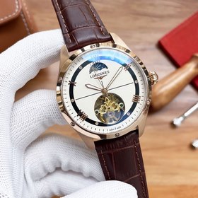 Longines Часы с колесом Flywheel Элитные мужские часы Ремешок ： 