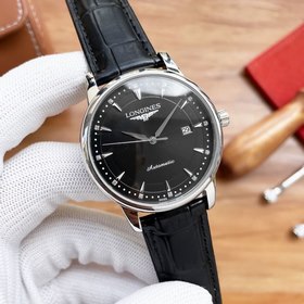 Longines Трехстрелочные часы Элитные мужские часы Ремешок ： рем