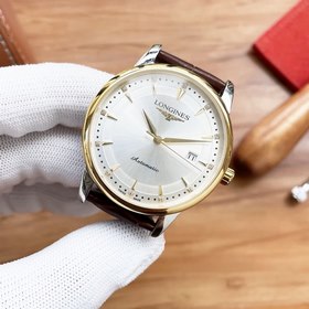 Longines Трехстрелочные часы Элитные мужские часы Ремешок ： рем