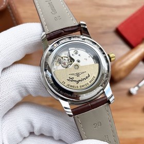 Longines Трехстрелочные часы Элитные мужские часы Ремешок ： рем