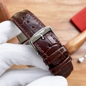 Longines Трехстрелочные часы Элитные мужские часы Ремешок ： рем